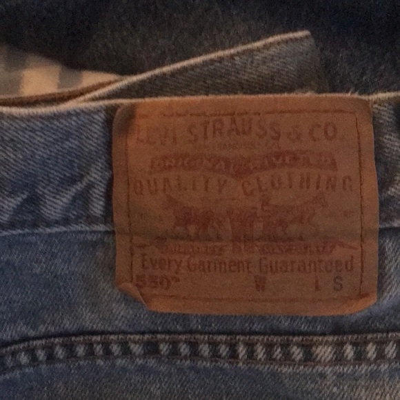 Vintage Levi 550 size 24 S womens plus good condition a little fraying at ankles - Picture 4 of 5